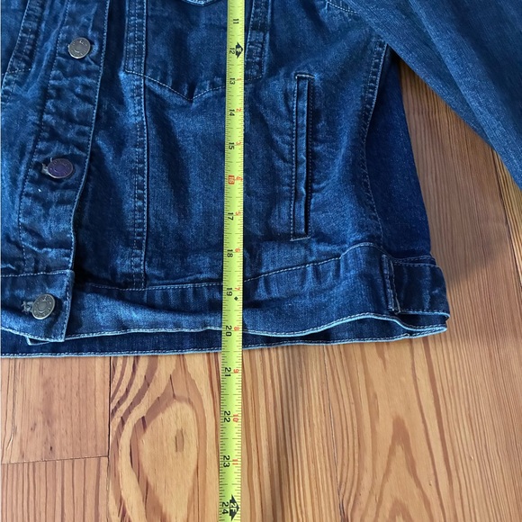 Vintage YTK Women’s Jones Jeans Dark Wash Trucker Denim Jacket, Size 4 - Picture 8 of 12